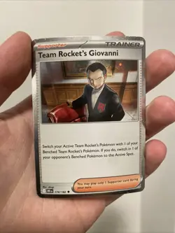 Team Rocket's Giovanni (Cosmos Holo) 174/182 Miscellaneous Cards & Products Holo - Image 1