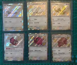 Pokemon TCG Paldean Fates Shiny Rare Normal & Dark Collection - Lot of 10 Cards - Image 1