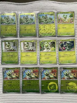 Pokemon TCG: Sprigatito & Floragato Lot - 12 Cards - Image 1