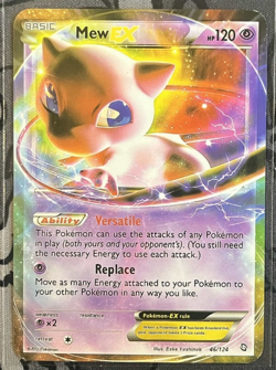 Mew EX 46/124 Dragons Exalted Holo Pokemon Card Near Mint - Image 1