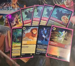 Lot 77 Deck/misc Disney Lorcana Trading Card Game Collection Lot - Image 1