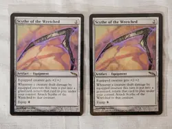 Played Scythe of the Wretched Mirrodin Mtg Magic the Gathering - Image 1