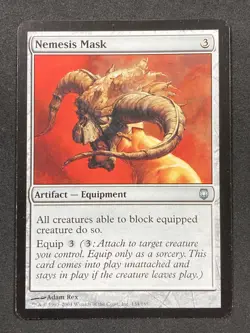 NEMESIS MASK - Darksteel - MTG - Magic the Gathering - Moderate Play - Image 1