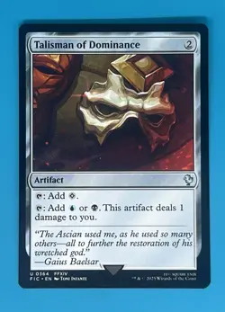 Talisman of Dominance Commander: Final Fantasy Regular - Image 1