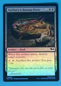 Anchovy & Banana Pizza Teenage Mutant Ninja Turtles Foil - Image 1