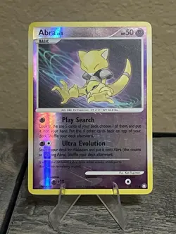 Abra Reverse Holo 69/123 2007 Pokemon TCG Mysterious Treasures MP - Image 1