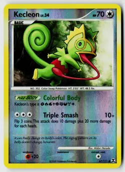 Pokemon Rising Rivals #67/111 Kecleon Reverse Holo - Image 1