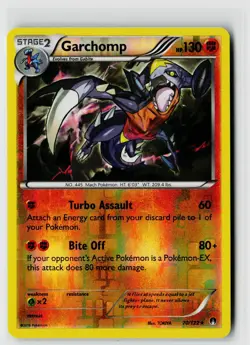 Pokemon XY - BREAKpoint #70/122 Garchomp Reverse Holo - Image 1