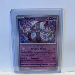 Mewtwo 150/165 Rare 151 Pokemon Near Mint Reverse Holo - Image 1