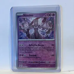 Mewtwo 150/165 Rare 151 Pokemon Near Mint Reverse Holo - Image 2