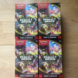 Pokemon Perfect Order Booster Bundle Boxes (4 Box) In Hand 🔥 🔥 SHIPS TODAY!! - Image 1