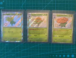 Pokemon TCG Shiny Rare Oddish 92/91 & Gloom 93/91 & Vileplume 94/91 - PAL ENG - Image 1