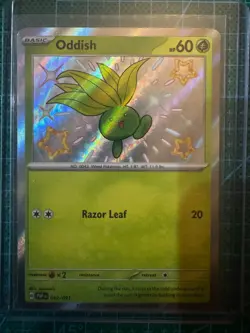 Pokemon TCG Shiny Rare Oddish 92/91 & Gloom 93/91 & Vileplume 94/91 - PAL ENG - Image 2