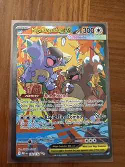 Mega Kangaskhan EX Special Illustration Rare Full Art Holo Me01 182/132 Pokemon - Image 1