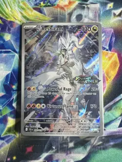 Pokemon TCG N's Reshiram 167/159 Journey Together Stamped Promo New Sealed - Image 1