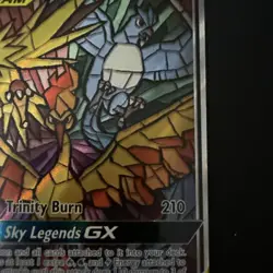 POKEMON S.M. HIDDEN FATES MOLTRES & ZAPDOS & ARTICUNO GX TAG TEAM PROMO SM210 - Image 5