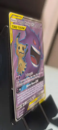 Pokemon Gengar & Mimikyu GX 164/181 Team Up Ultra Rare Full Art Holo PSA - Image 4