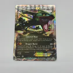 Pokemon Rayquaza EX - 85/124 - Pokemon Dragons Exalted Black & White NM - Image 4