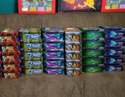 Pokemon TCG Paradox Destinies Tins - TWO Complete Art Sets of 6 (60 packs) - Image 1