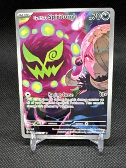 Cynthia's Spiritomb Illustration Rare 244/217 Pokemon Ascended Heroes English IR - Image 1