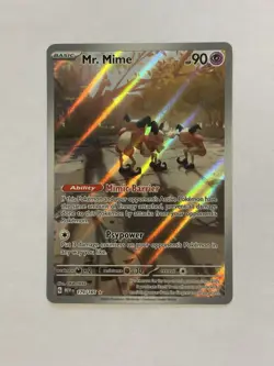 Pokemon Mr. Mime - Illustration Rare - 179/165 - 151 Scarlet & Violet - Image 1