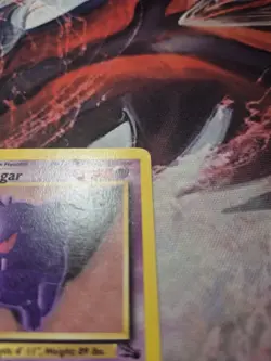 1999 Pokemon Fossil Gengar 20/62 Rare MP Unlimited WOTC Vintage Non Holo Rare - Image 4