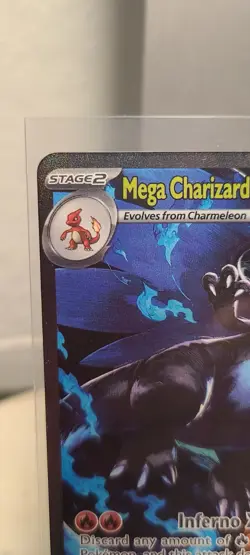 Mega Charizard X ex SIR Phantasmal Flames 125/094 Near Mint Pokemon TCG - Image 2
