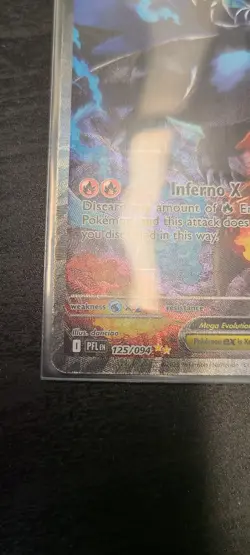 Mega Charizard X ex SIR Phantasmal Flames 125/094 Near Mint Pokemon TCG - Image 5