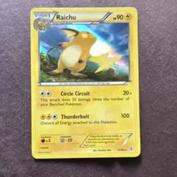 Pokemon TCG Raichu Holo rare 27/83 Generations Stage 1 90HP - Image 1