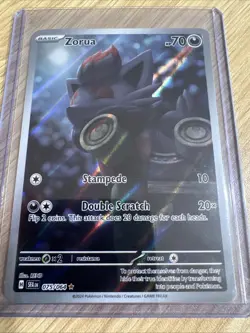 Zorua 075/064 Sv: Shrouded Fable Holo Pokemon TCG Illustration Rare - NM - Image 1