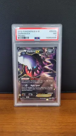 Pokemon TCG Darkrai EX Holo Promo Black & White #BW46 2012 PSA 7 English - Image 1