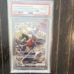 Pokemon Cynthia's Garchomp ex Destined Rivals Special Illustration Rare 232/182… - Image 1