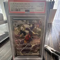 Pokemon Cynthia's Garchomp ex Destined Rivals Special Illustration Rare 232/182… - Image 3
