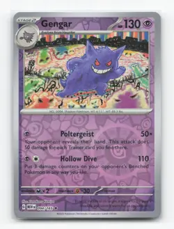 Pokemon TCG - Gengar 094/165 Near Mint Rare 151 Reverse Holo - Image 1