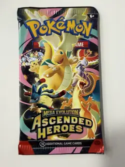 (HEAVY)🔥 22.50g Pokemon TCG Ascended Heroes Booster Pack Factory Sealed✅ - Image 2