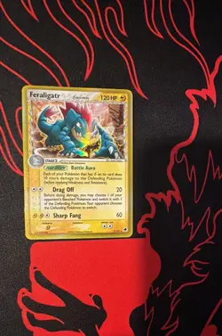 Pokemon Feraligatr (Delta Species) Dragon Frontiers #2/101 Holo Rare MP - Image 1