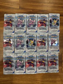 NEW SEALED Disney Lorcana TCG Winterspell English 15x Booster Packs - Image 1