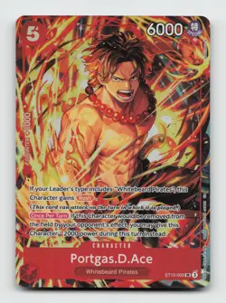 Portgas.D.Ace (Illustration Box Vol.5) SR One Piece Promotion Cards ST15-005 NMF - Image 1
