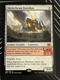 1xSkitterbeam Battalion (165) The Brothers' War LP MTG Magic Gathering x1 MKE - Image 1