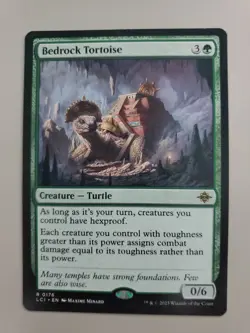 MTG Bedrock Tortoise The Lost Caverns of Ixalan Regular Rare - Image 1