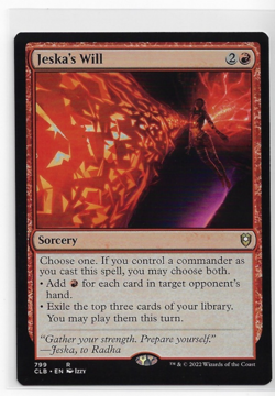 Jeska's Will Commander Legends: Battle for Baldur's Gate Regular (NM) #799 - Image 1