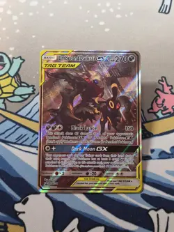Pokemon TCG Umbreon & Darkrai GX SM241 Black Star Promo LP - Image 1