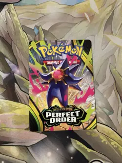 Pokemon TCG Perfect Order Trainer Tips Art Card MEGA STARMIE NM - Image 1