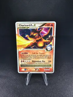 STUNNING 2009 Pokemon Supreme Victors Charizard [G] LV.X 143/147 Holo Rare NM - Image 3