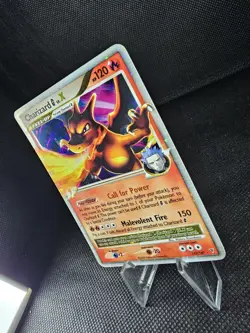 STUNNING 2009 Pokemon Supreme Victors Charizard [G] LV.X 143/147 Holo Rare NM - Image 4