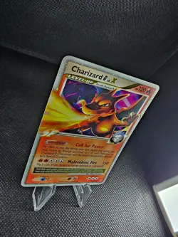 STUNNING 2009 Pokemon Supreme Victors Charizard [G] LV.X 143/147 Holo Rare NM - Image 5