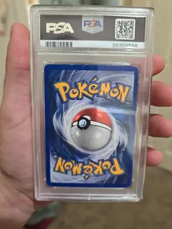 2005 Pokemon Ex HO OH Holo Unseen Forces Psa 2 - Image 2