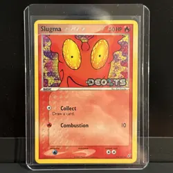 Slugma 74/107 Deoxys Stamped Reverse Holo Pokemon - Image 1