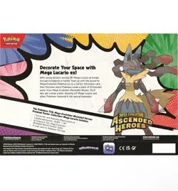 Pokemon Mega Evolution Ascended Heroes Premium Poster Collection Lucario - Image 4