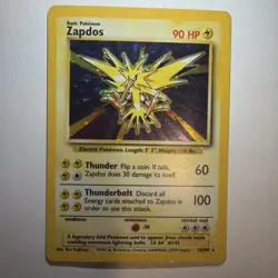 Zapdos - Holo - 16/102 Base Set - Pokemon TCG - 1999 - Image 1